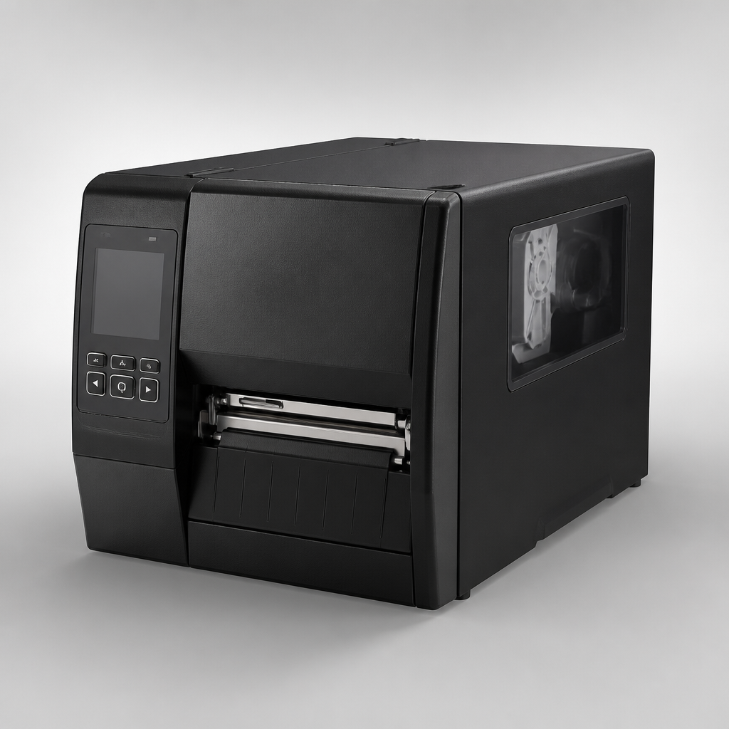 Industrial label printer for shipping and RFID encoding