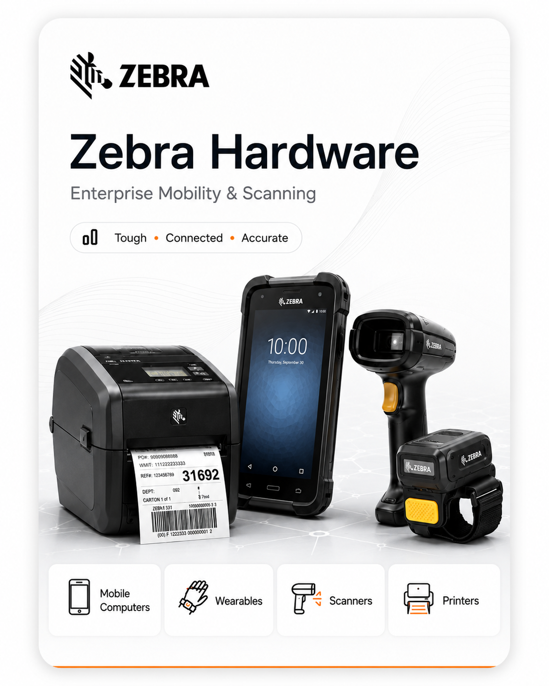 Zebra enterprise hardware