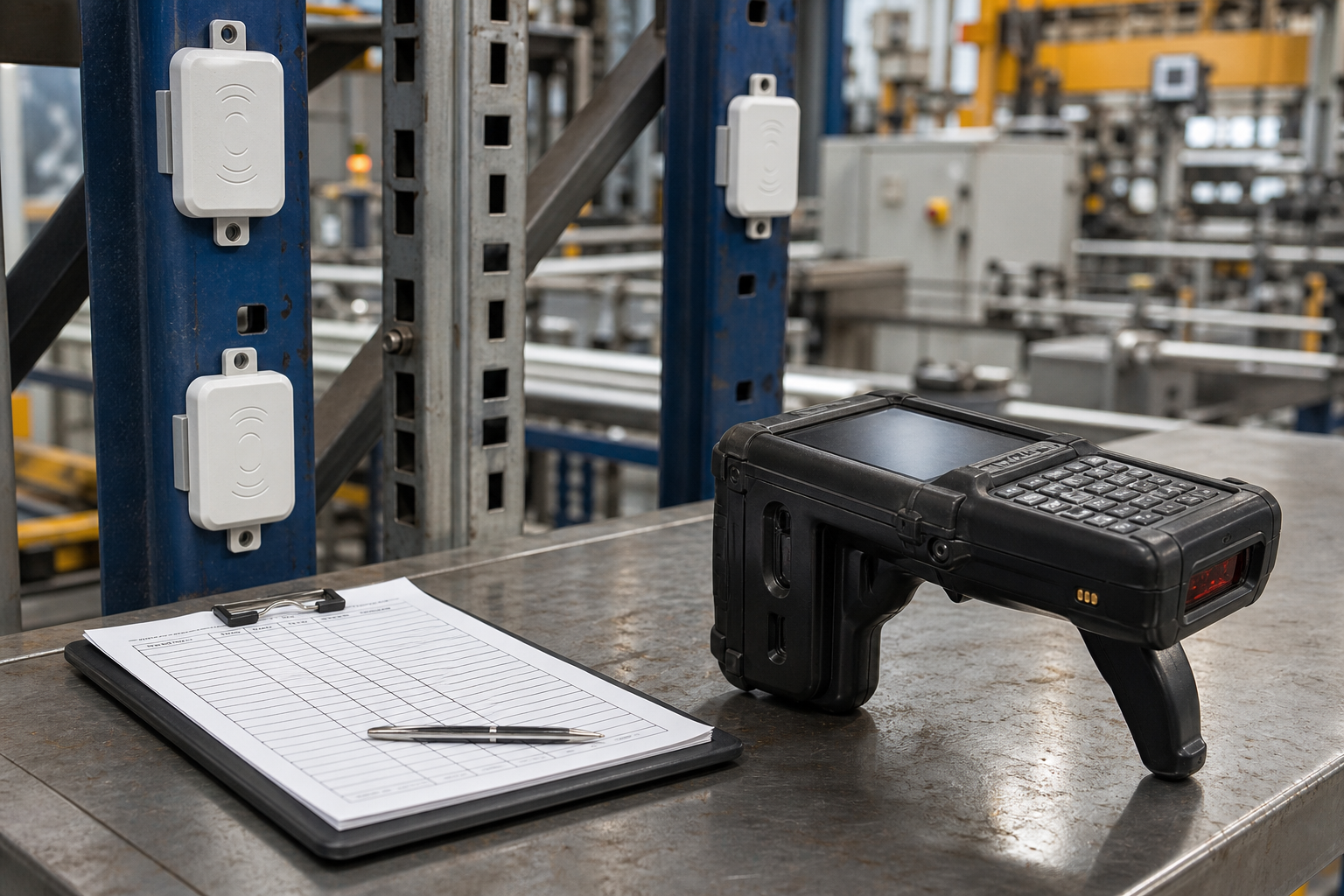 Asset management with RFID tagging and maintenance tracking